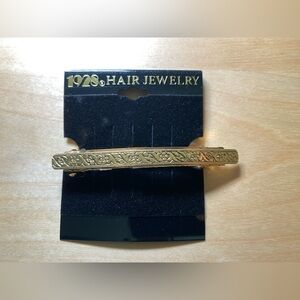 1928 Jewelry Gold-Tone Bar Hair Bartette